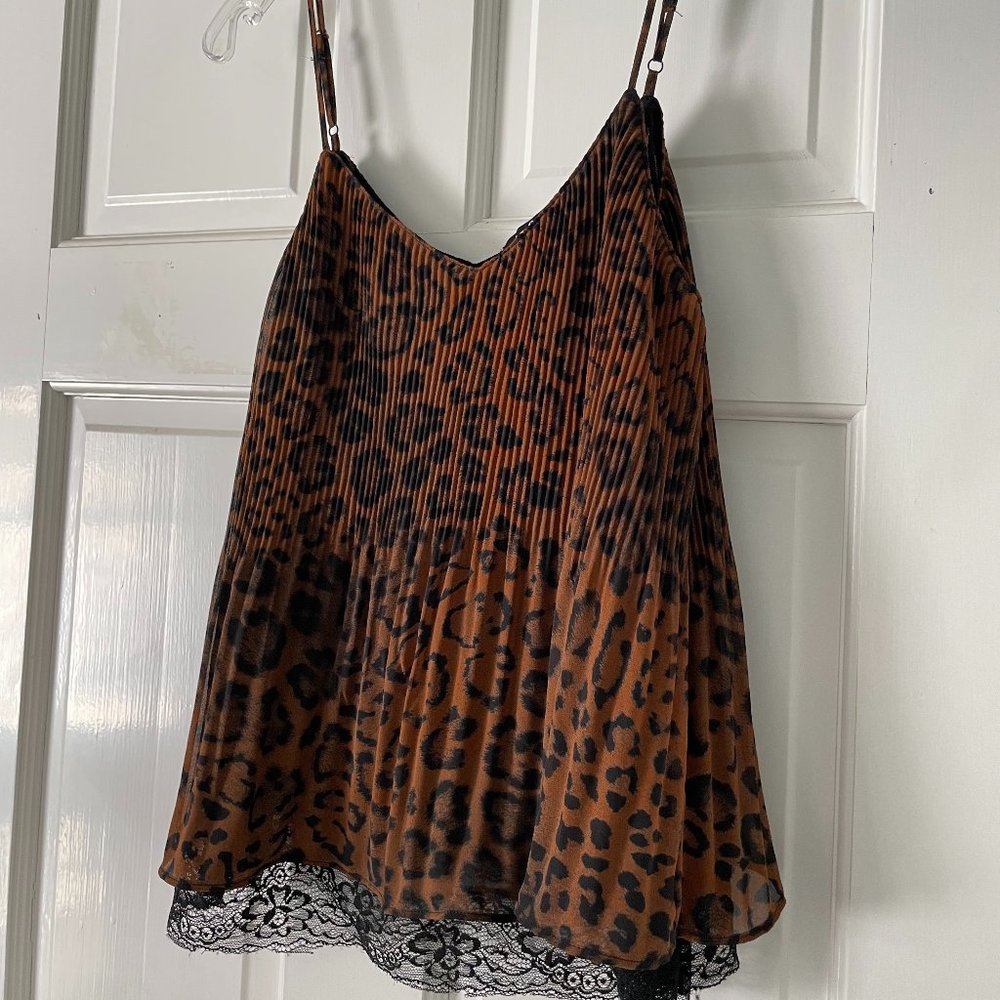 Zara Leopard Tank